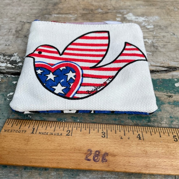 Brighton patriotic bird zipper case - Picture 4 of 6